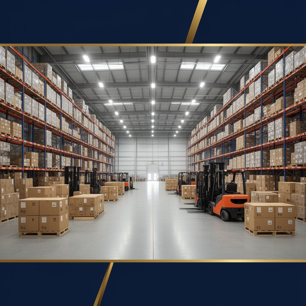 Modern logistics warehouse